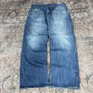 Early 2000s Lucky Brand Very Baggy Bootcut Jeans Size 36
